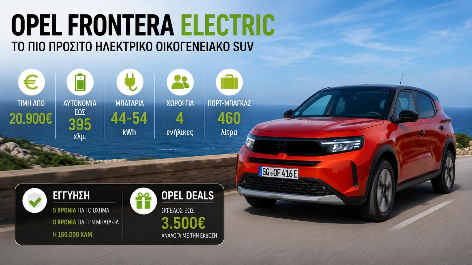 Opel Frontera Electric: �� ��� ������� ��������� ������������ SUV ��� ������